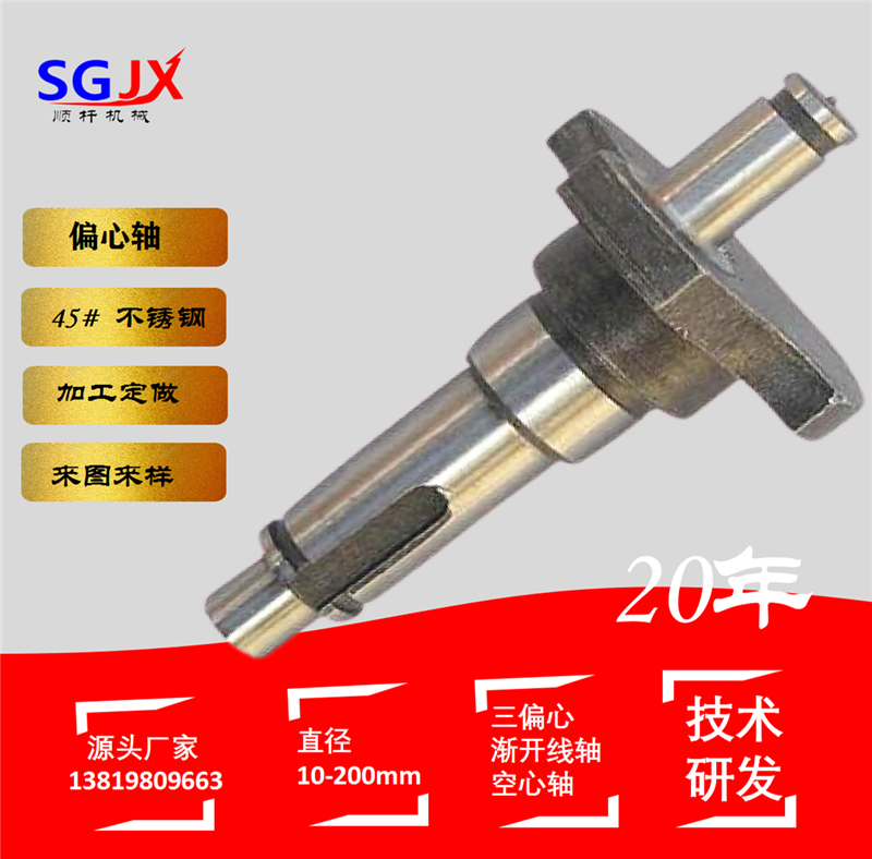加工定（dìng）製偏（piān）心軸曲軸