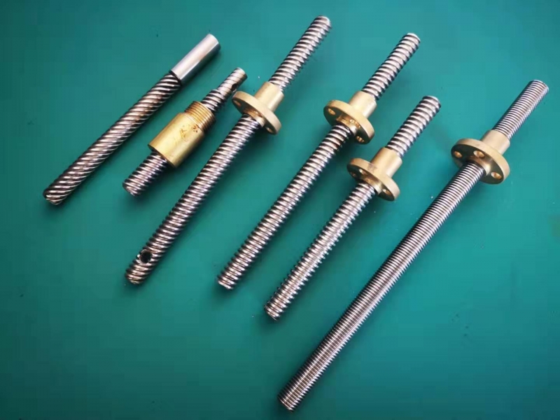 生產加工氣動工具配件梯形（xíng）絲杆螺母光軸調（diào）質（zhì）光杆（gǎn）直線管軌